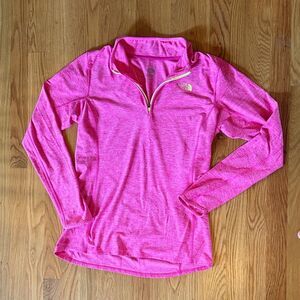 THE NORTH FACE fitted quarter zip sz L